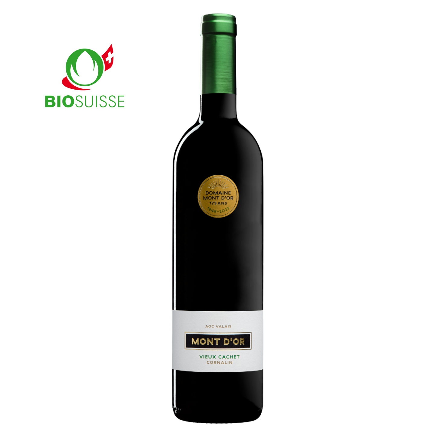 Cornalin “Vieux Cachet” BIO, Vin Rouge Suisse, AOC Valais, 75 cl