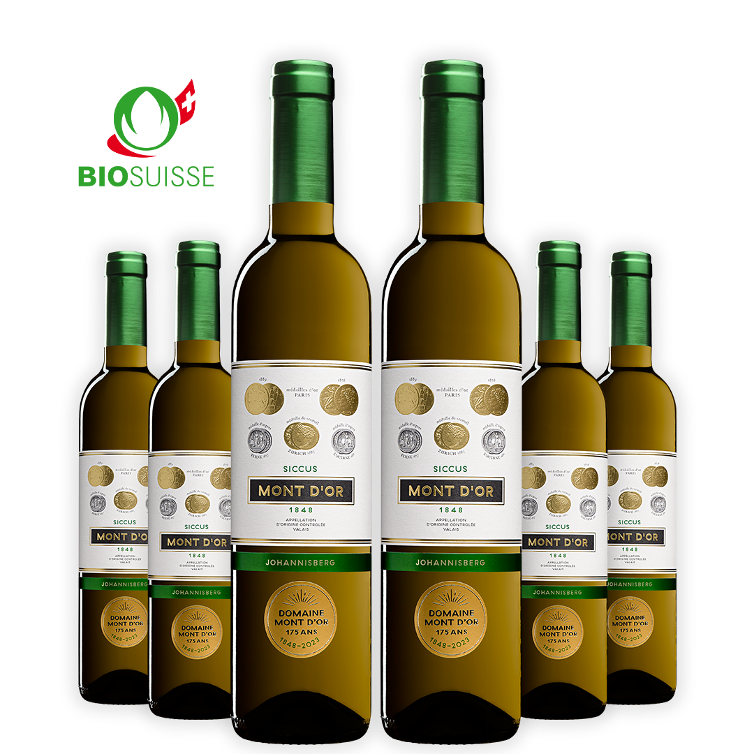 Johannisberg "Siccus" BIO , Schweizer Weisswein , AOC Wallis , 50.0 cl