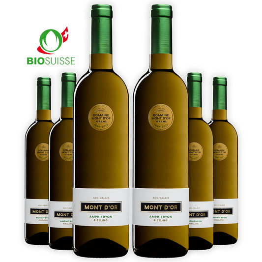 Riesling “Amphitryon” BIO, Vin Blanc Suisse, AOC Valais, 75 cl