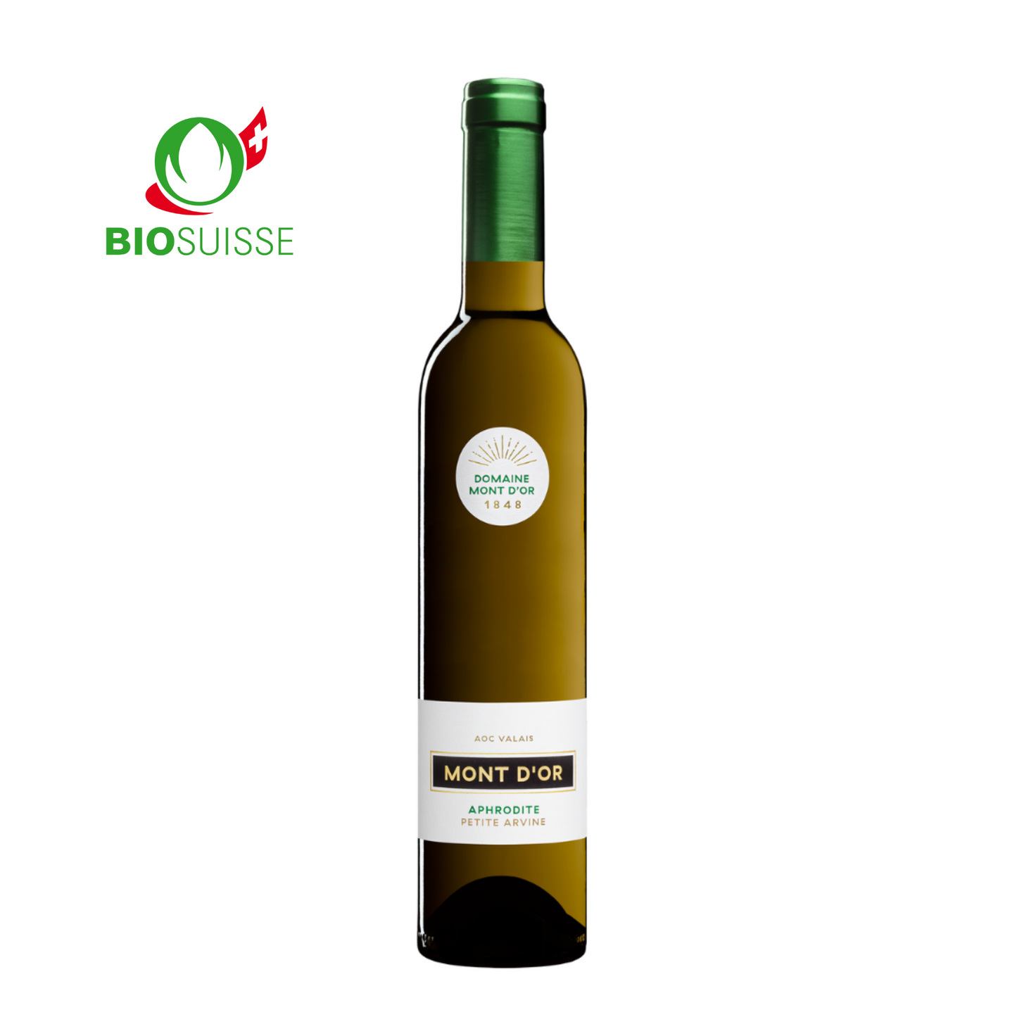 une boutelle de Petite Arvine Aphrodite BIO