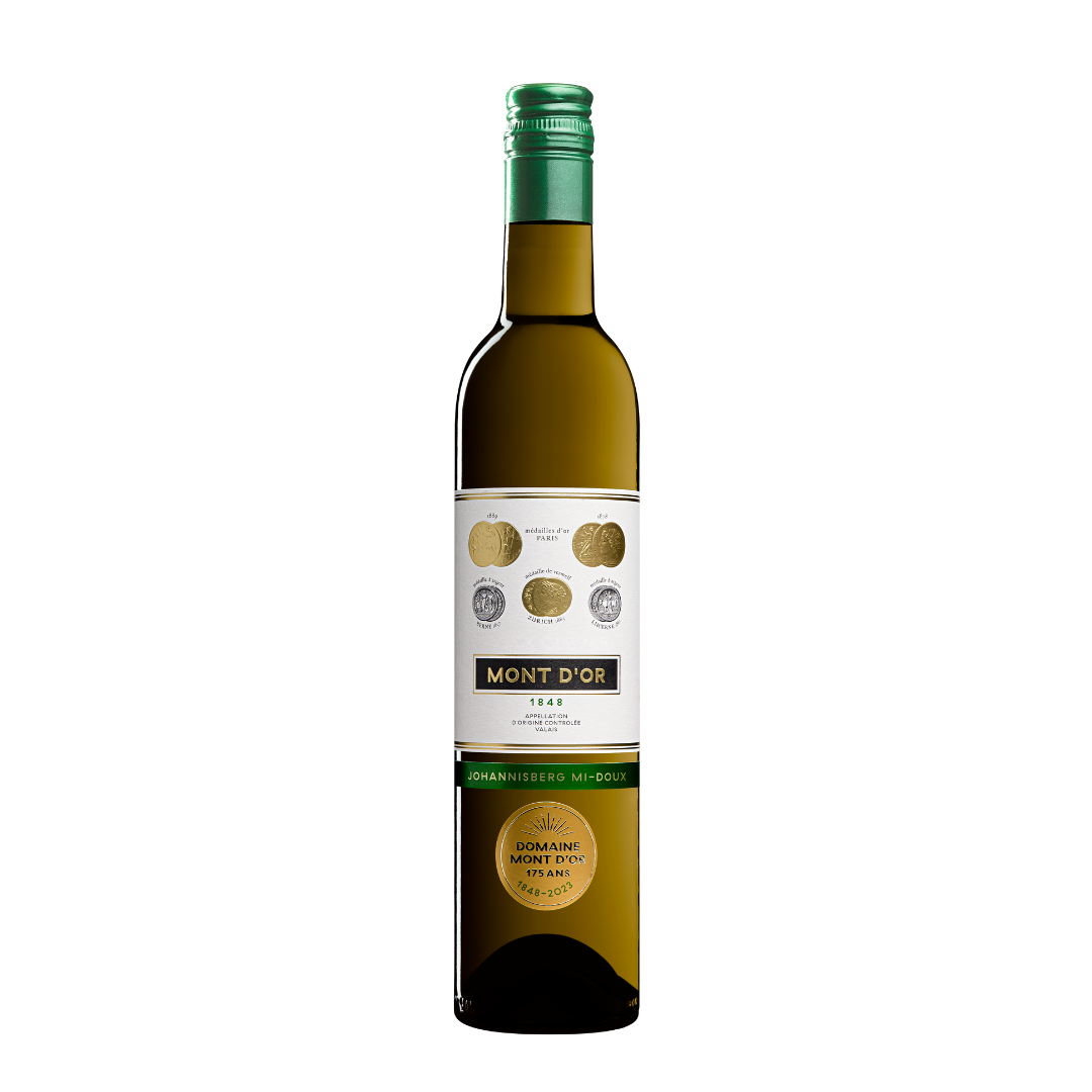 Johannisberg “Mi-doux”, Vin Blanc Suisse, AOC Valais, 37.5 cl