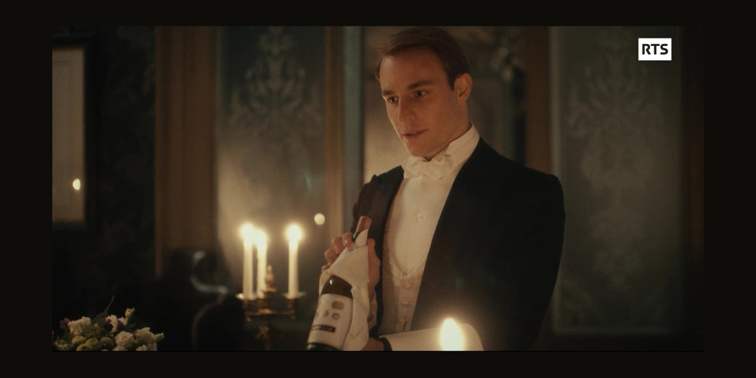 Vins du Domaine du Mont d'Or ou Château Mont d'Or présenté dans Winter Palace diffusée par la RTS et Netflix