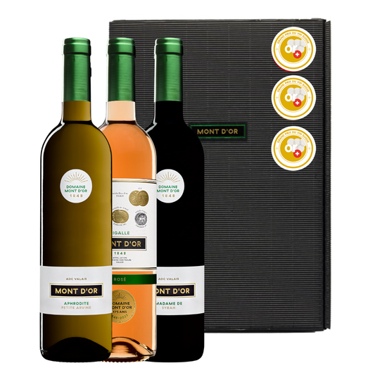 Coffret 3 Médaillés d’Or au Grand Prix du Vin Suisse