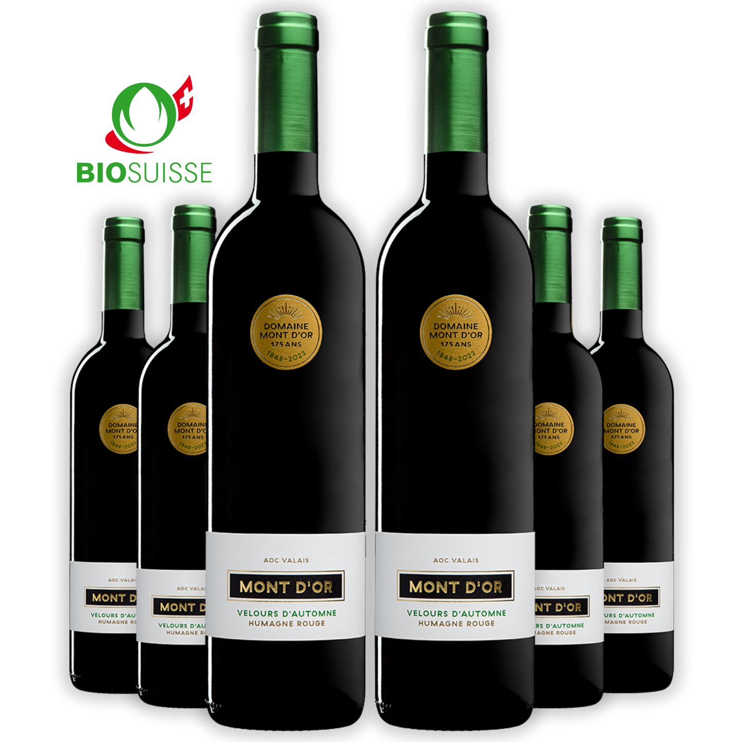 Humagne Rouge “Velours d’Automne” BIO, Vin Rouge Suisse, AOC Valais, 75cl