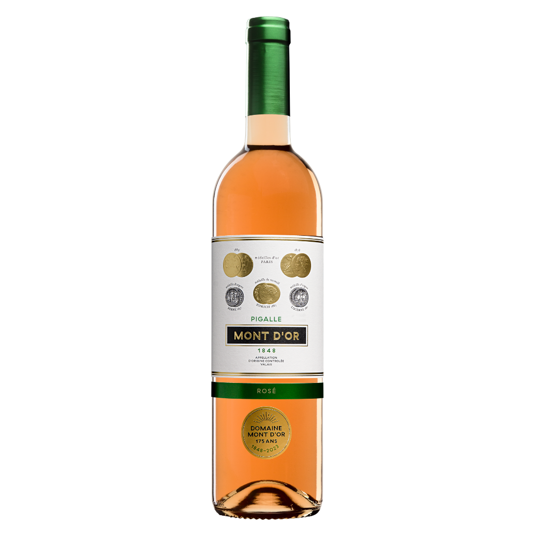 Rosé ”Pigalle” , Vin Rosé Suisse , AOC Valais , 75 cl