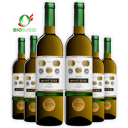 Johannisberg "Siccus" BIO , Schweizer Weisswein , AOC Wallis , 75 cl