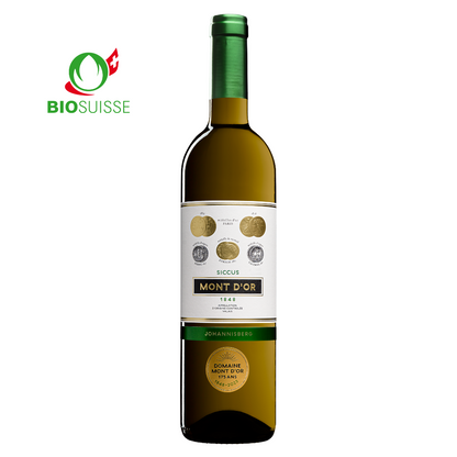 Johannisberg "Siccus" BIO , Schweizer Weisswein , AOC Wallis , 75 cl