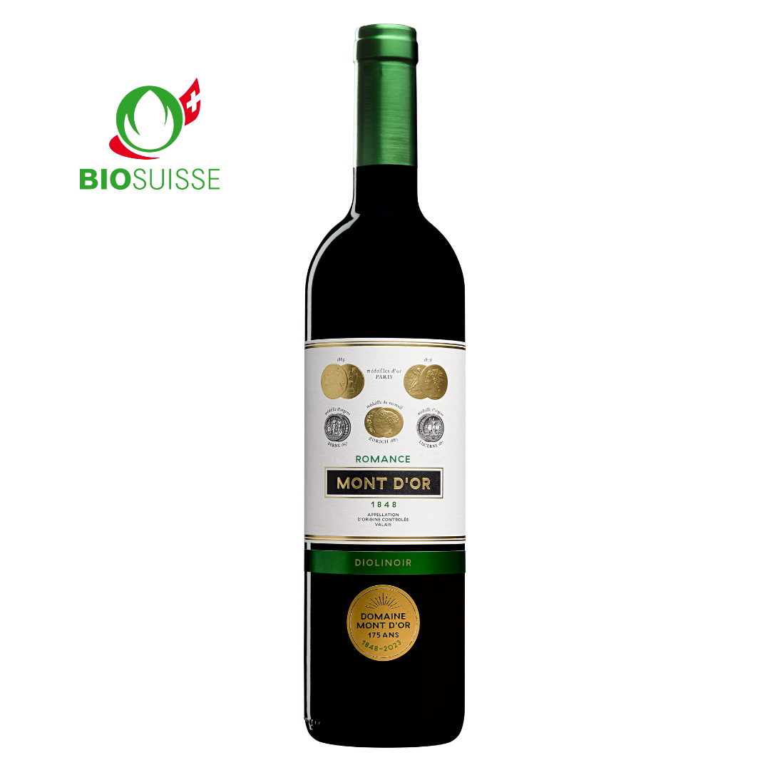"Romance" 75 cl, Diolinoir Alte Reben, Schweizer Rotwein, AOC Wallis, 75cl