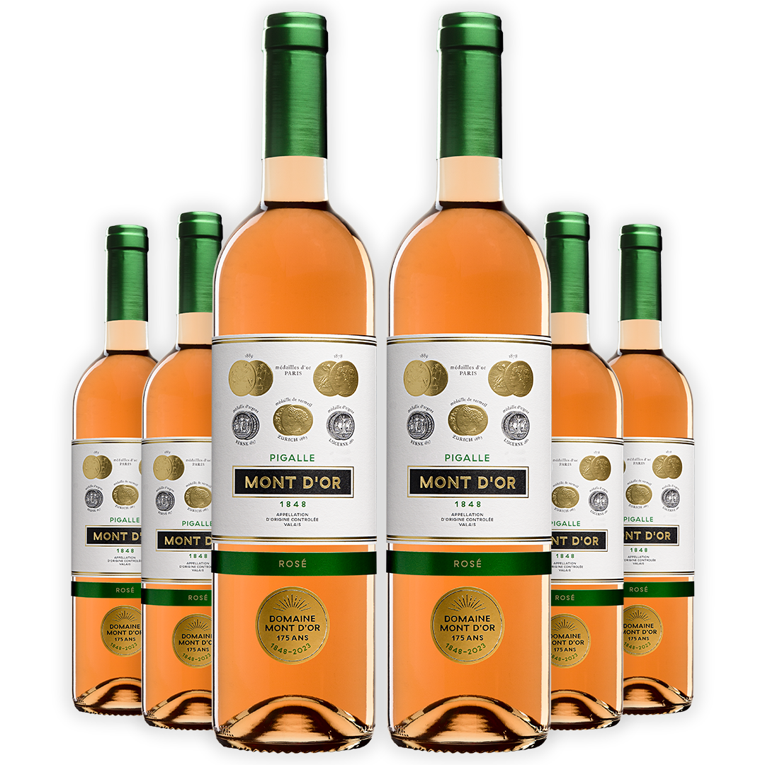 Rosé ”Pigalle” , Vin Rosé Suisse , AOC Valais , 75 cl