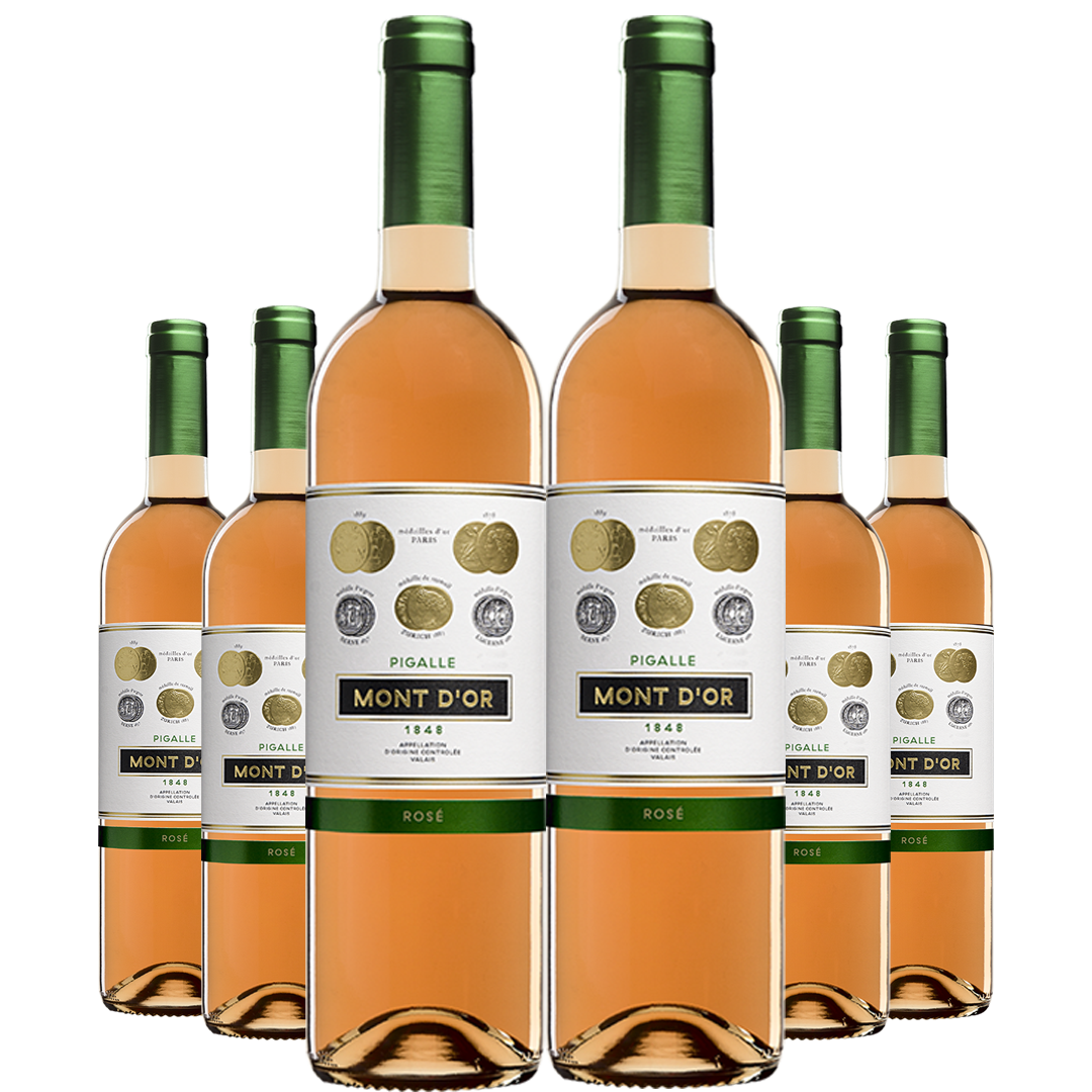 Rosé ”Pigalle”, Vin Rosé Suisse, AOC Valais, 75 cl
