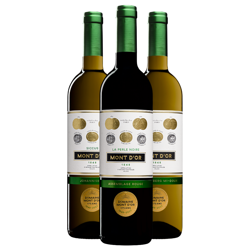 Assortiment "Tout le Repas", Vin Suisse , AOC Valais , 6 bouteilles 75cl