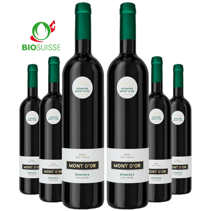 Diolinoir Vieilles Vignes "Romance" BIO, Vin Rouge Suisse, AOC Valais, 75cl