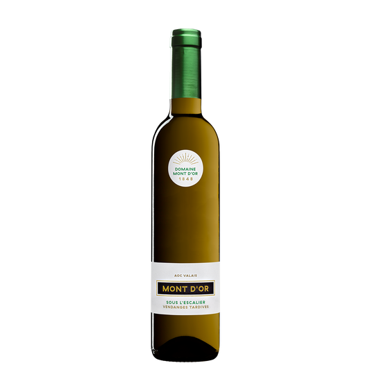 Vendanges Tardives “Sous l’Escalier” , Vin Liquoreux Suisse , AOC Valais , 50 cl